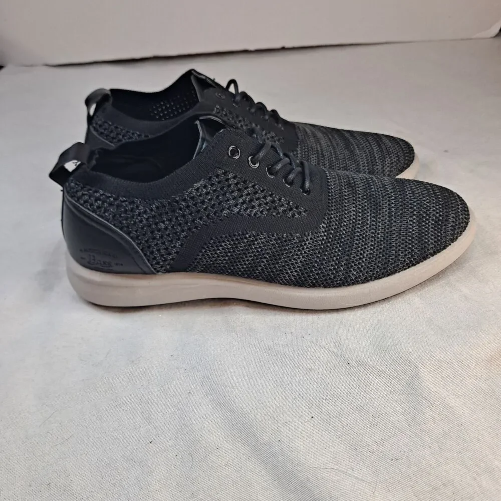 G.H. Bass & Co. Connor KT Oxford Mens Gray Black Casual Knit Shoes Size 9